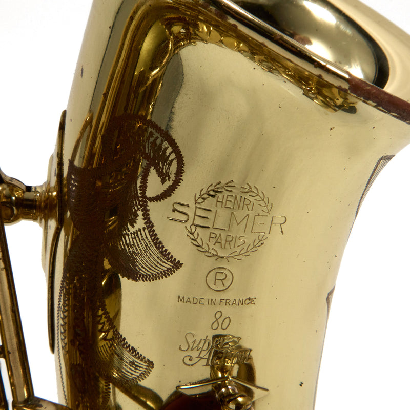 Selmer Paris Super Action 80 Alto Saxophone SN 336137 NICE- for sale at BrassAndWinds.com