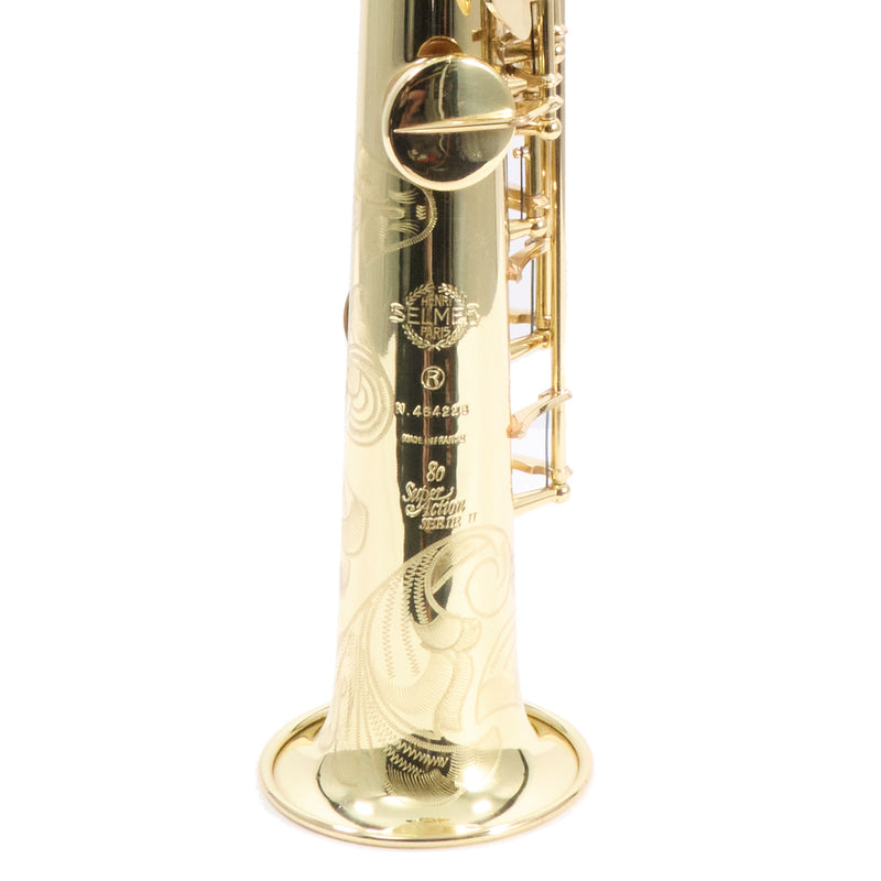 Selmer Paris Super Action 80 Series II Soprano Saxophone SN 464228 NICE- for sale at BrassAndWinds.com