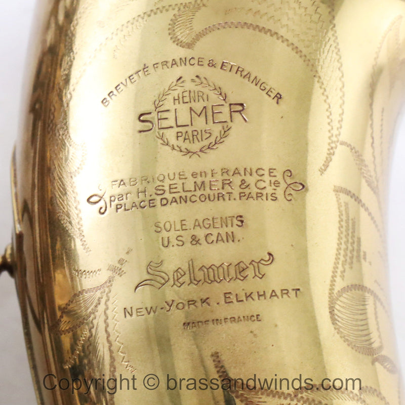 Selmer Paris Super Balanced Action Tenor Saxophone SN 50070 VERY NICE- for sale at BrassAndWinds.com