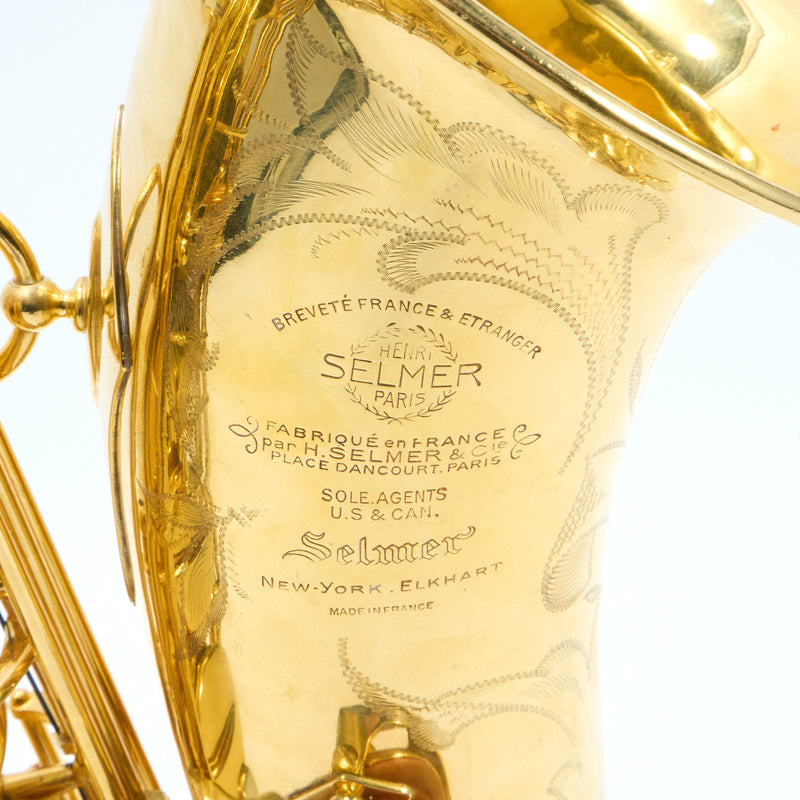 Selmer Paris Super Balanced Action Tenor Saxophone SN 50540 GOLD PLATE- for sale at BrassAndWinds.com