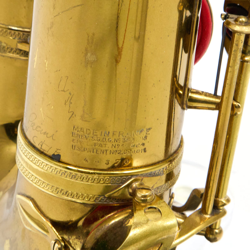 Selmer Paris Super Balanced Action Tenor Saxophone in Original Lacquer SN 48370 EXCELLENT- for sale at BrassAndWinds.com