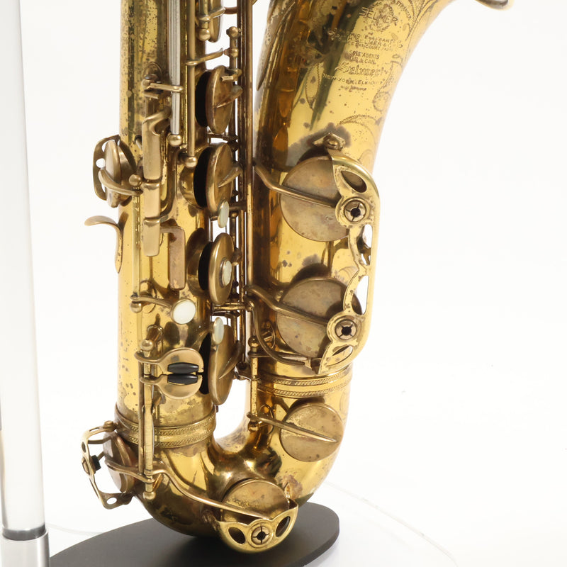 Selmer Paris Super Balanced Action Tenor Saxophone in Original Lacquer SN 54700 EXCELLENT- for sale at BrassAndWinds.com