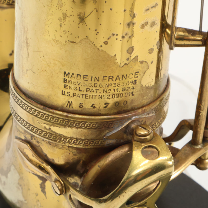 Selmer Paris Super Balanced Action Tenor Saxophone in Original Lacquer SN 54700 EXCELLENT- for sale at BrassAndWinds.com