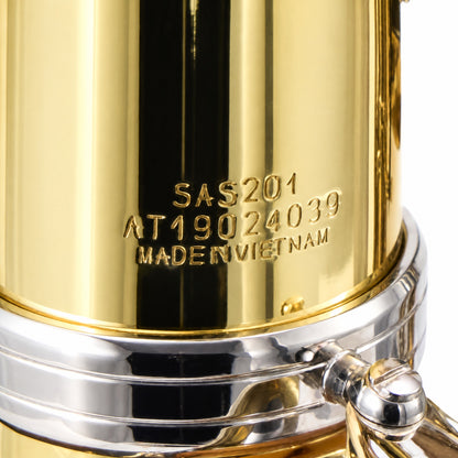 Selmer SAS201 Student Alto Saxophone in Clear Lacquer
