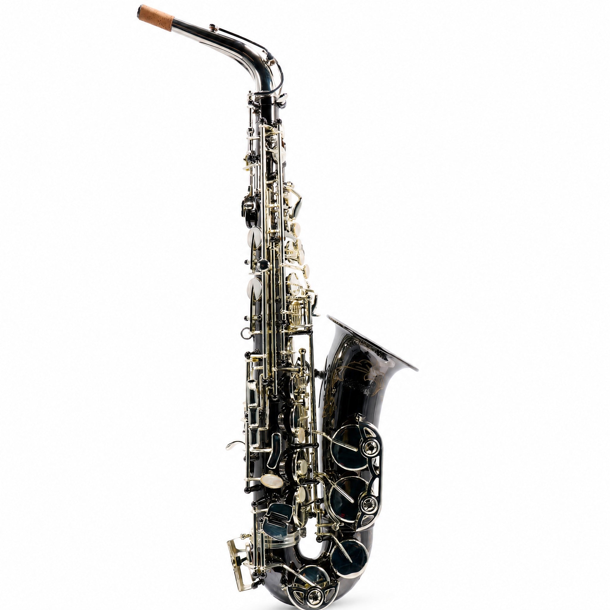 Selmer SAS711B Professional Alto Saxophone in Black Nickel