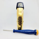 Theo Wanne AMBIKA3 Gold 7* Tenor Saxophone Mouthpiece OPEN BOX- for sale at BrassAndWinds.com