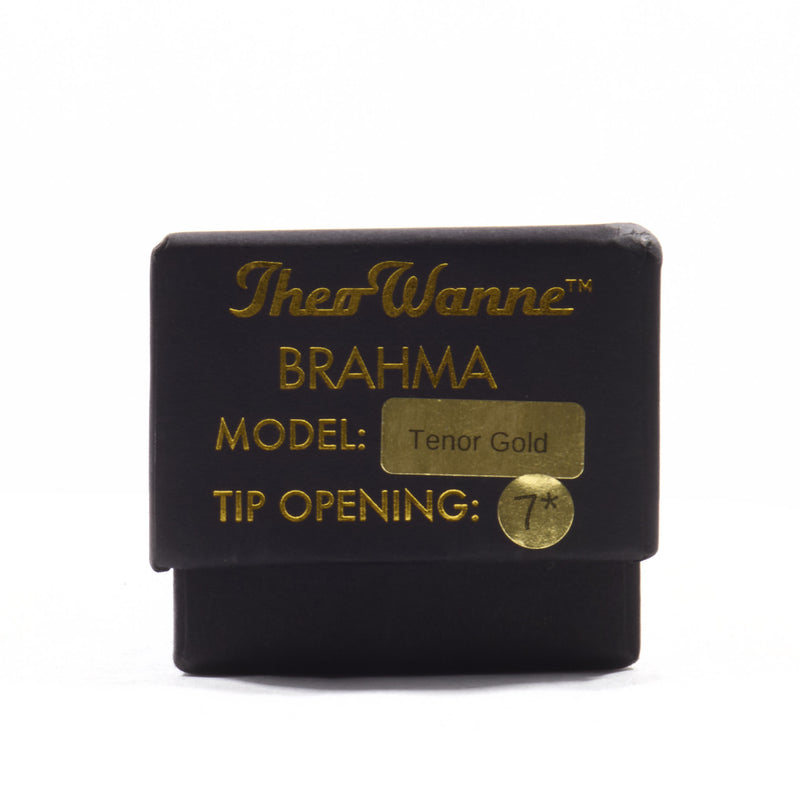 Theo Wanne BRAHMA Gold 7* Tenor Saxophone Mouthpiece OPEN BOX- for sale at BrassAndWinds.com