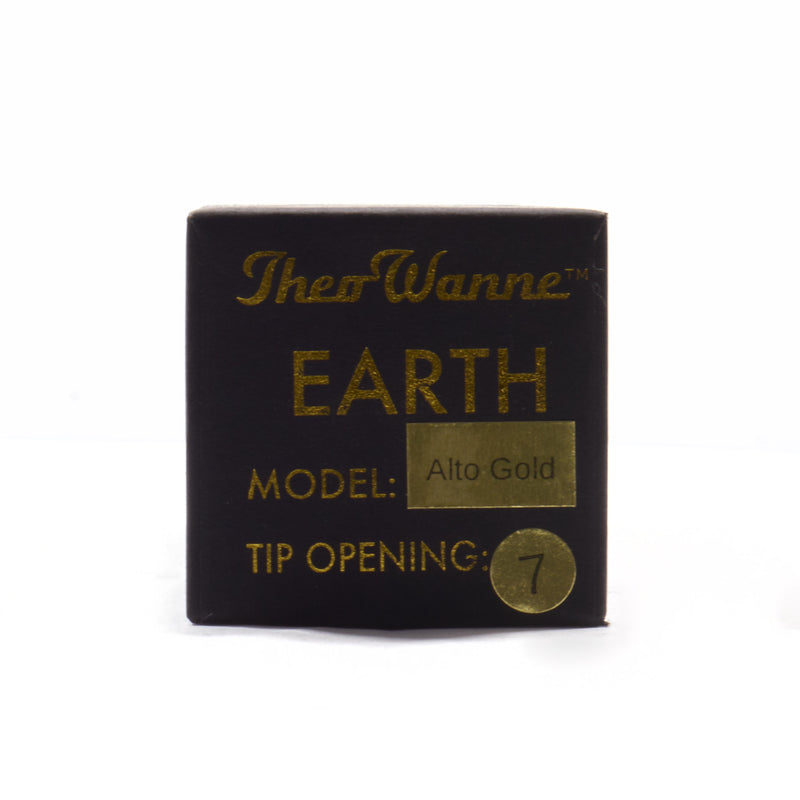 Theo Wanne EARTH2 Gold 7 Alto Saxophone Mouthpiece OPEN BOX- for sale at BrassAndWinds.com