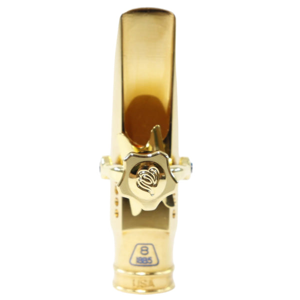 Theo Wanne GAIA2 Gold 8 Alto Saxophone Mouthpiece NEW OLD STOCK- for sale at BrassAndWinds.com