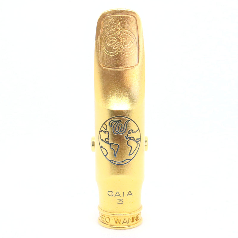 Theo Wanne GAIA3 Gold 6* Tenor Saxophone Mouthpiece OPEN BOX- for sale at BrassAndWinds.com