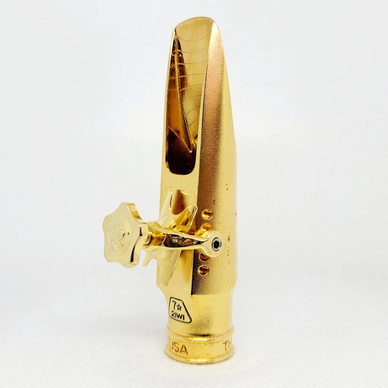 Theo Wanne GAIA4 Gold 7* Tenor Saxophone Mouthpiece OPEN BOX- for sale at BrassAndWinds.com