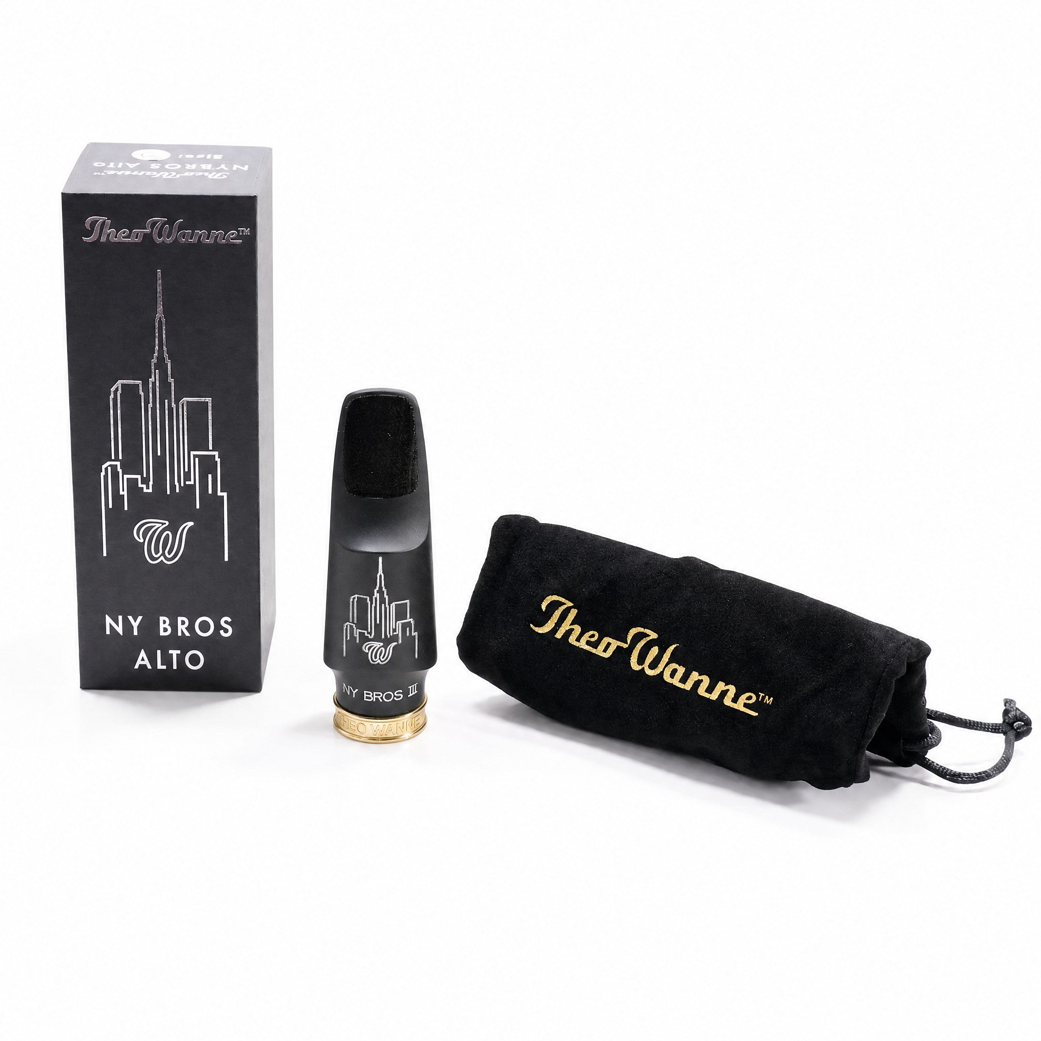 Theo Wanne NY BROS III Hard Rubber 4 Alto Saxophone Mouthpiece