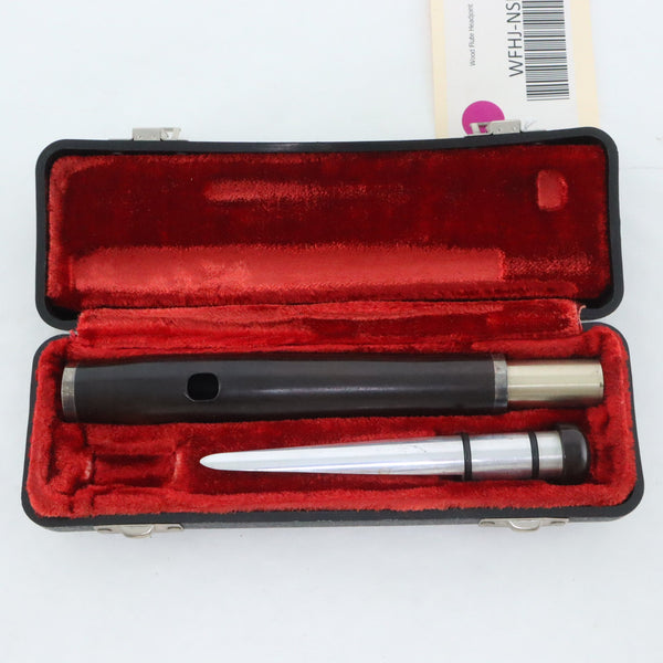 Unbranded (Armstrong?) Wood Flute Headjoint VERY NICE- for sale at BrassAndWinds.com