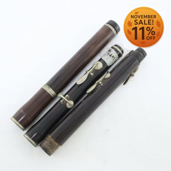 Unmarked Five Key Wood Flute HISTORIC