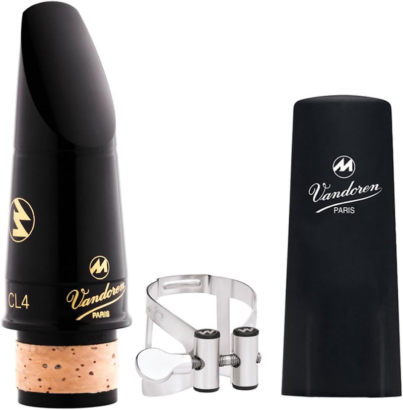 Vandoren CM60048KP Masters CL4 Bb Clarinet Mouthpiece with M/O Pewter Ligature BRAND NEW- for sale at BrassAndWinds.com