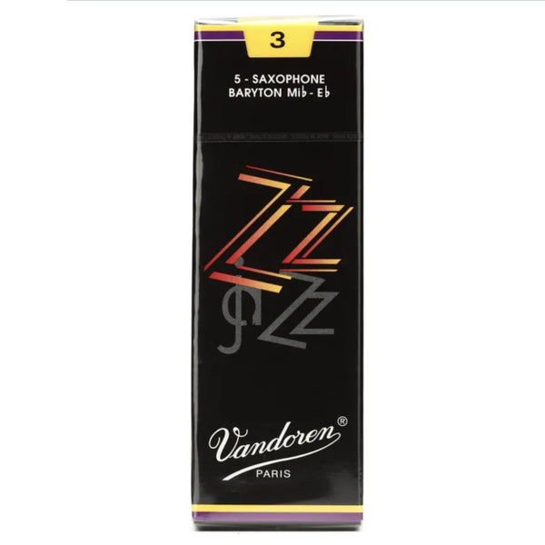 Vandoren ZZ Baritone Saxophone Reeds, Box of 5