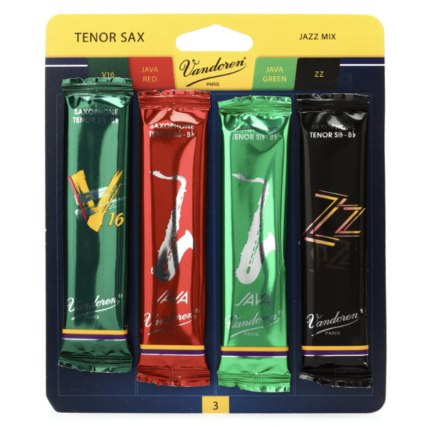 Vandoren Tenor Saxophone 'Jazz' Mix Card, Box of 4