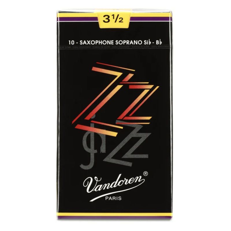 Vandoren ZZ Soprano Saxophone Reeds, Box of 10