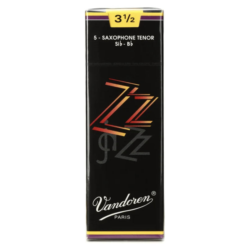 Vandoren ZZ Tenor Saxophone Reeds, Box of 5