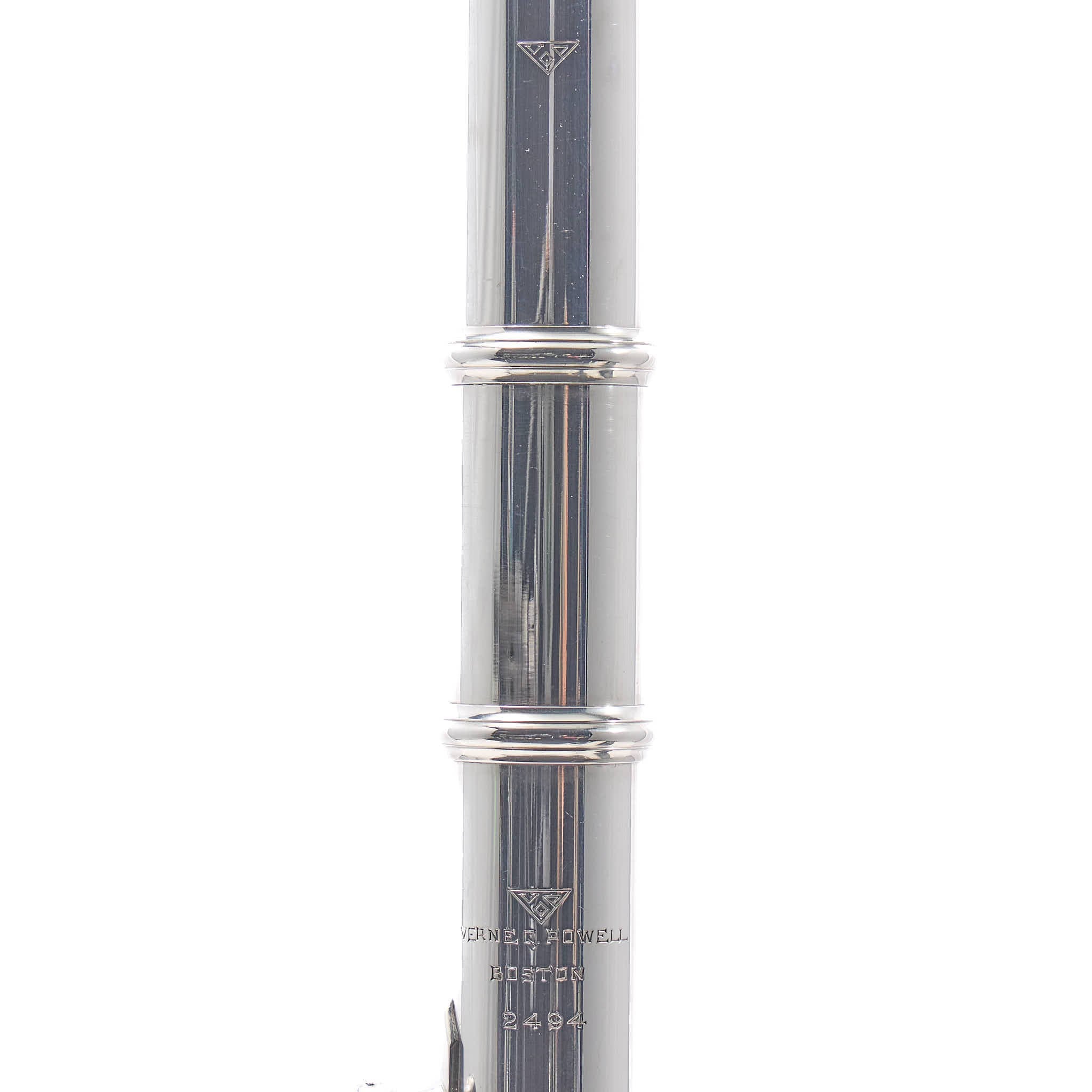 Verne Q. Powell Handmade Flute with Soldered Tone Holes, B and C Footjoints