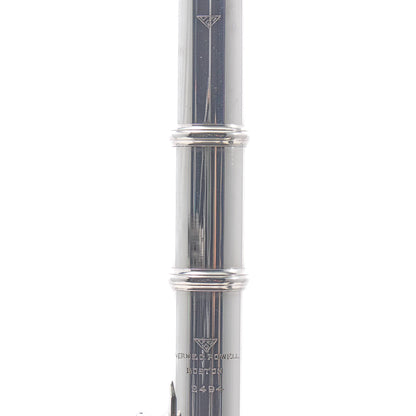 Verne Q. Powell Handmade Flute with Soldered Tone Holes, B and C Footjoints