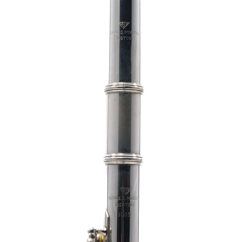 Verne Q. Powell Handmade Flute with Soldered Tone Holes SN 1005 EXQUISITE- for sale at BrassAndWinds.com