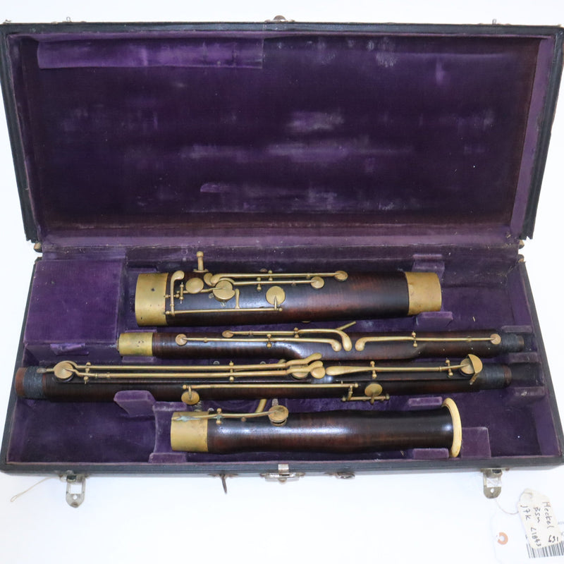Very Early Heckel Bassoon (1840s) ROBERT HOWE COLLECTION- for sale at BrassAndWinds.com