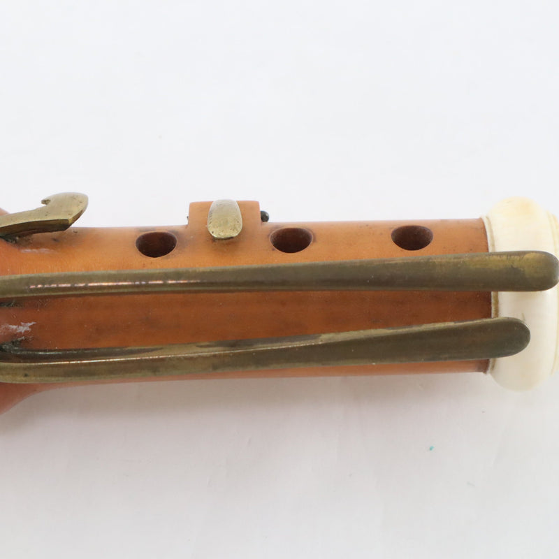 W. Hall New York Boxwood Clarinet in F Circa 1860 HISTORIC COLLECTION- for sale at BrassAndWinds.com