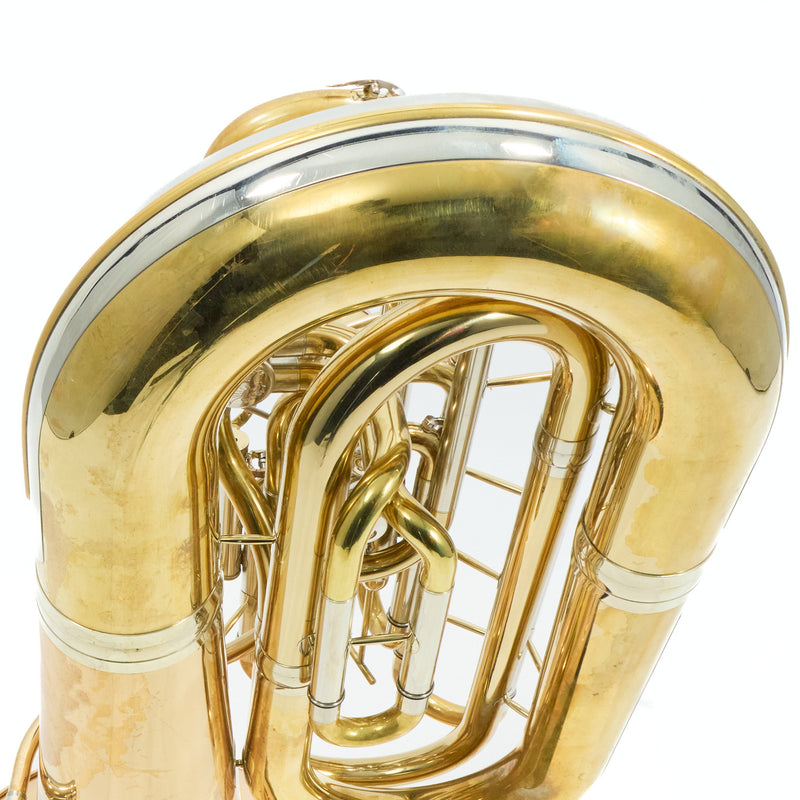 Wessex 'Wyvern' 5/4 CC Tuba in Gold Brass SN 051612 EXCELLENT- for sale at BrassAndWinds.com