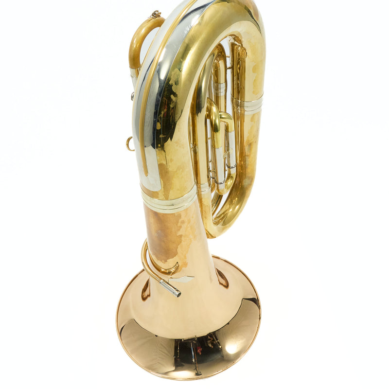 Wessex 'Wyvern' 5/4 CC Tuba in Gold Brass SN 051612 EXCELLENT- for sale at BrassAndWinds.com
