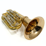 Wessex 'Wyvern' 5/4 CC Tuba in Gold Brass SN 051612 EXCELLENT- for sale at BrassAndWinds.com