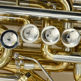Wessex 'Wyvern' 5/4 CC Tuba in Gold Brass SN 051612 EXCELLENT- for sale at BrassAndWinds.com