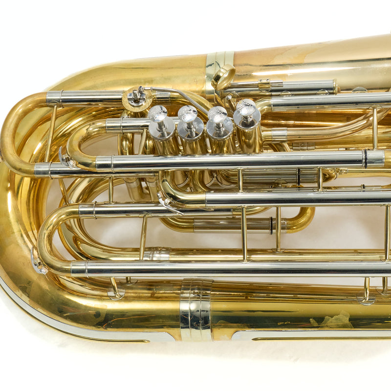 Wessex 'Wyvern' 5/4 CC Tuba in Gold Brass SN 051612 EXCELLENT- for sale at BrassAndWinds.com