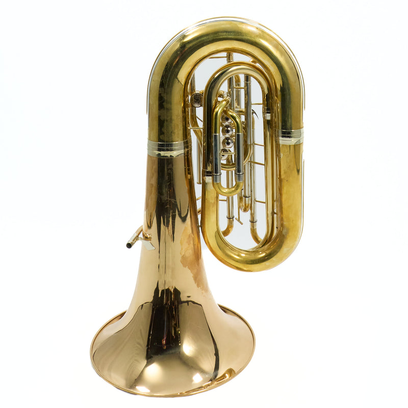 Wessex 'Wyvern' 5/4 CC Tuba in Gold Brass SN 051612 EXCELLENT- for sale at BrassAndWinds.com
