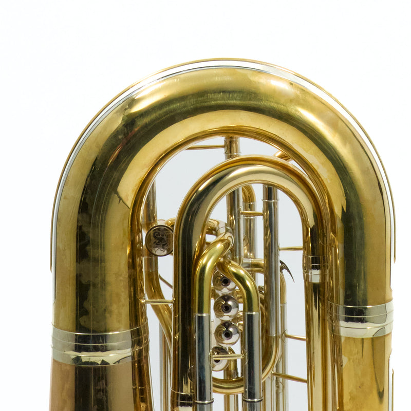 Wessex 'Wyvern' 5/4 CC Tuba in Gold Brass SN 051612 EXCELLENT- for sale at BrassAndWinds.com