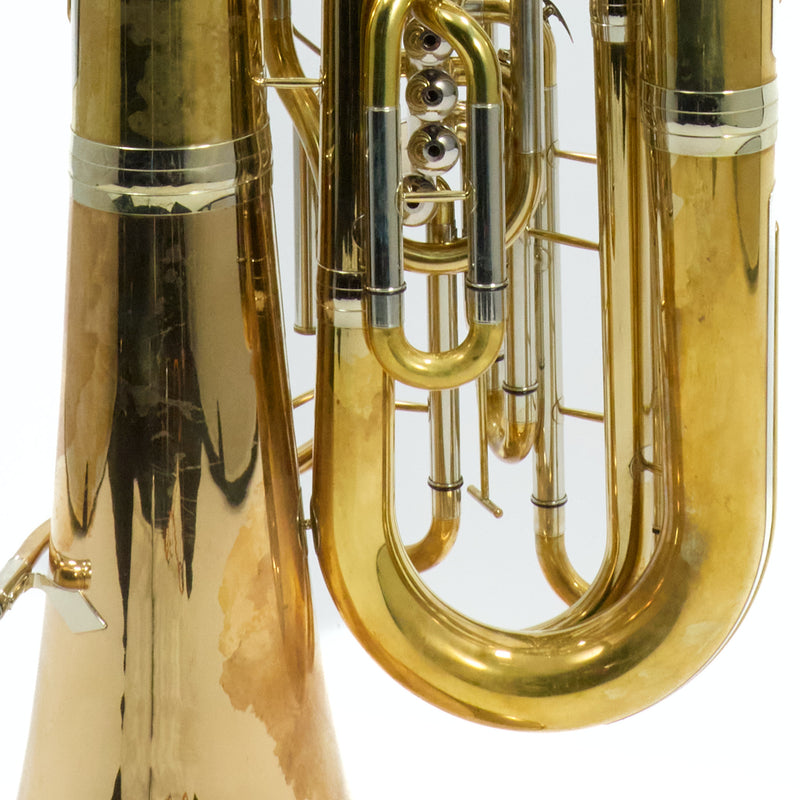 Wessex 'Wyvern' 5/4 CC Tuba in Gold Brass SN 051612 EXCELLENT- for sale at BrassAndWinds.com
