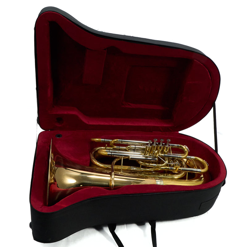 Wessex 'Wyvern' 5/4 CC Tuba in Gold Brass SN 051612 EXCELLENT- for sale at BrassAndWinds.com