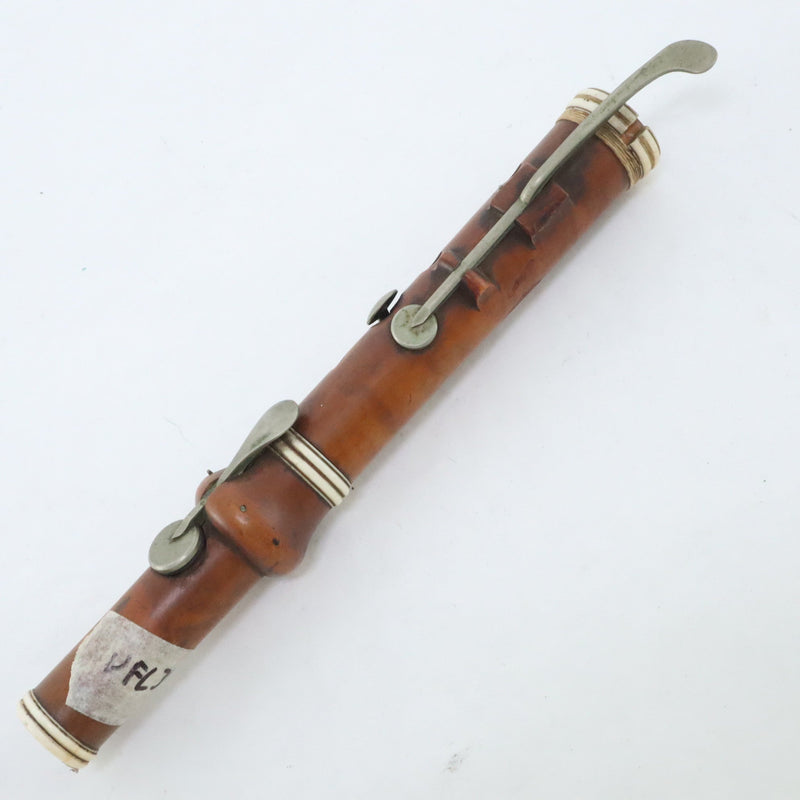 William Hall & Sons New York Boxwood 6 Key Flute HISTORIC- for sale at BrassAndWinds.com