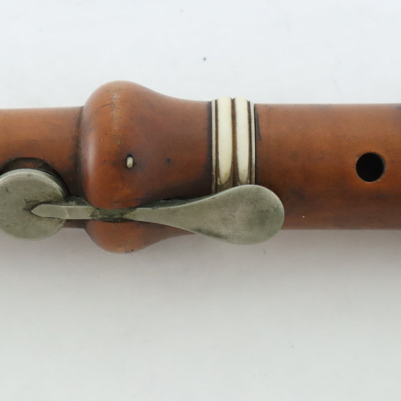 William Hall & Sons New York Boxwood 6 Key Flute HISTORIC- for sale at BrassAndWinds.com