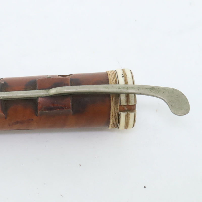 William Hall & Sons New York Boxwood 6 Key Flute HISTORIC- for sale at BrassAndWinds.com