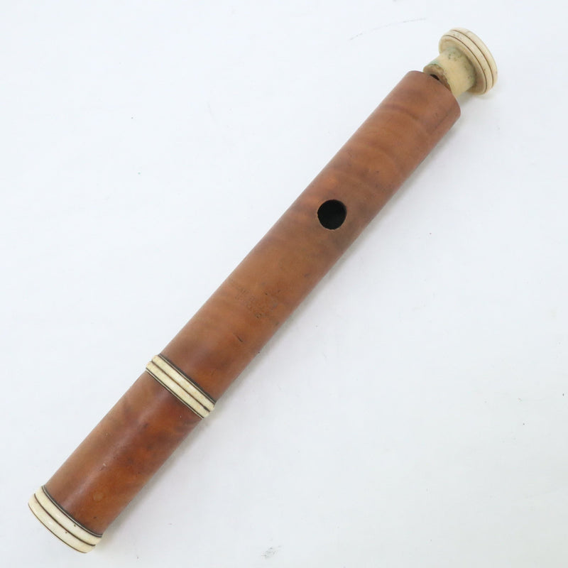 William Hall & Sons New York Boxwood 6 Key Flute HISTORIC- for sale at BrassAndWinds.com