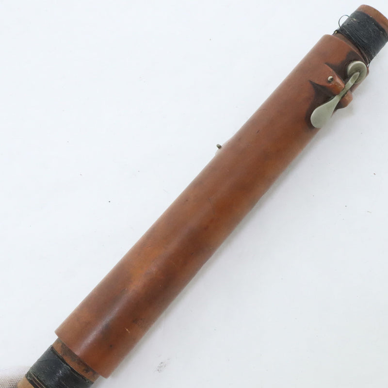 William Hall & Sons New York Boxwood 6 Key Flute HISTORIC- for sale at BrassAndWinds.com