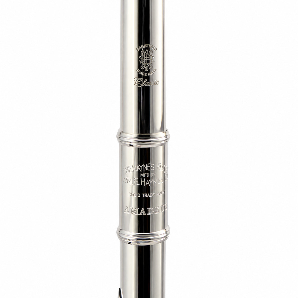 William S. Haynes AF680SE-BO C# 'Amadeus' Flute in Silver Plate