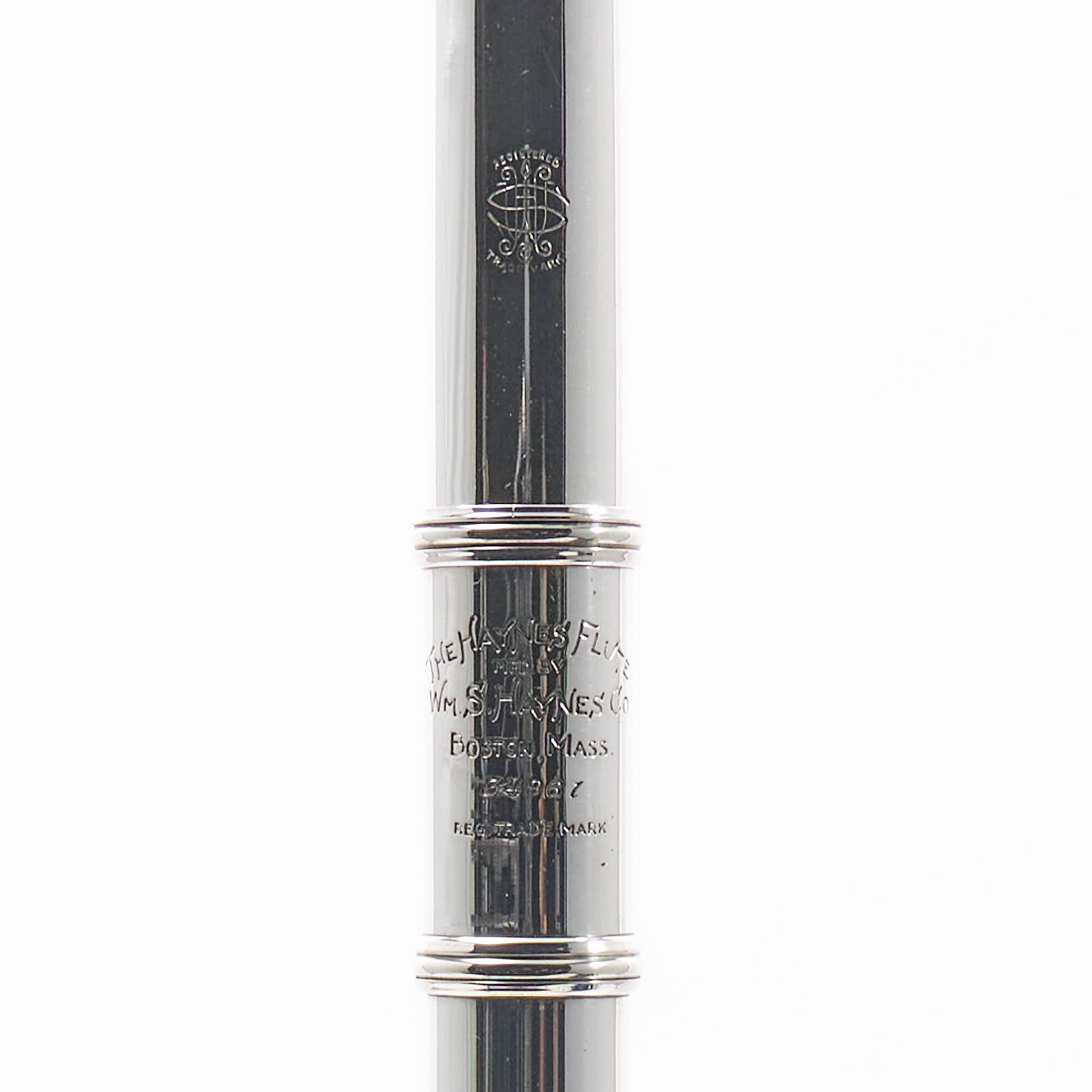 William S. Haynes Handmade Flute with Open Holes, B Foot