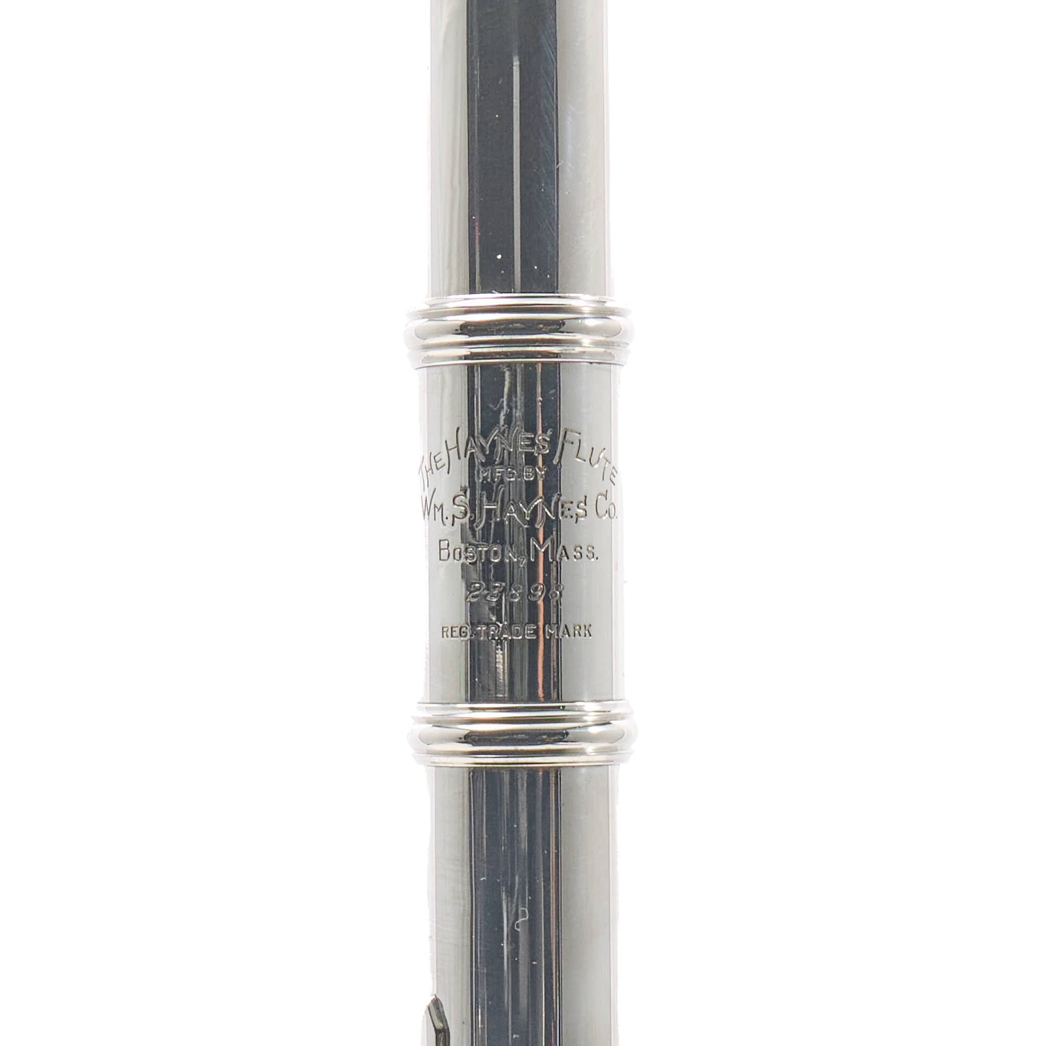 William S. Haynes Handmade Solid Silver Flute - C Foot, Closed Hole