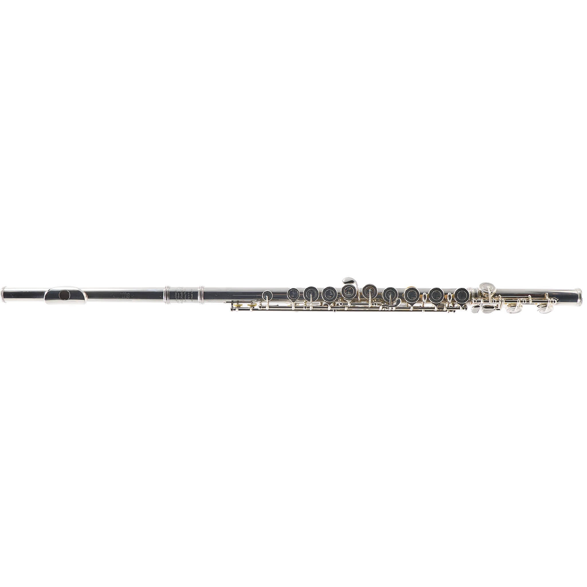 William S. Haynes Handmade Solid Silver Flute - C Foot, Closed Hole
