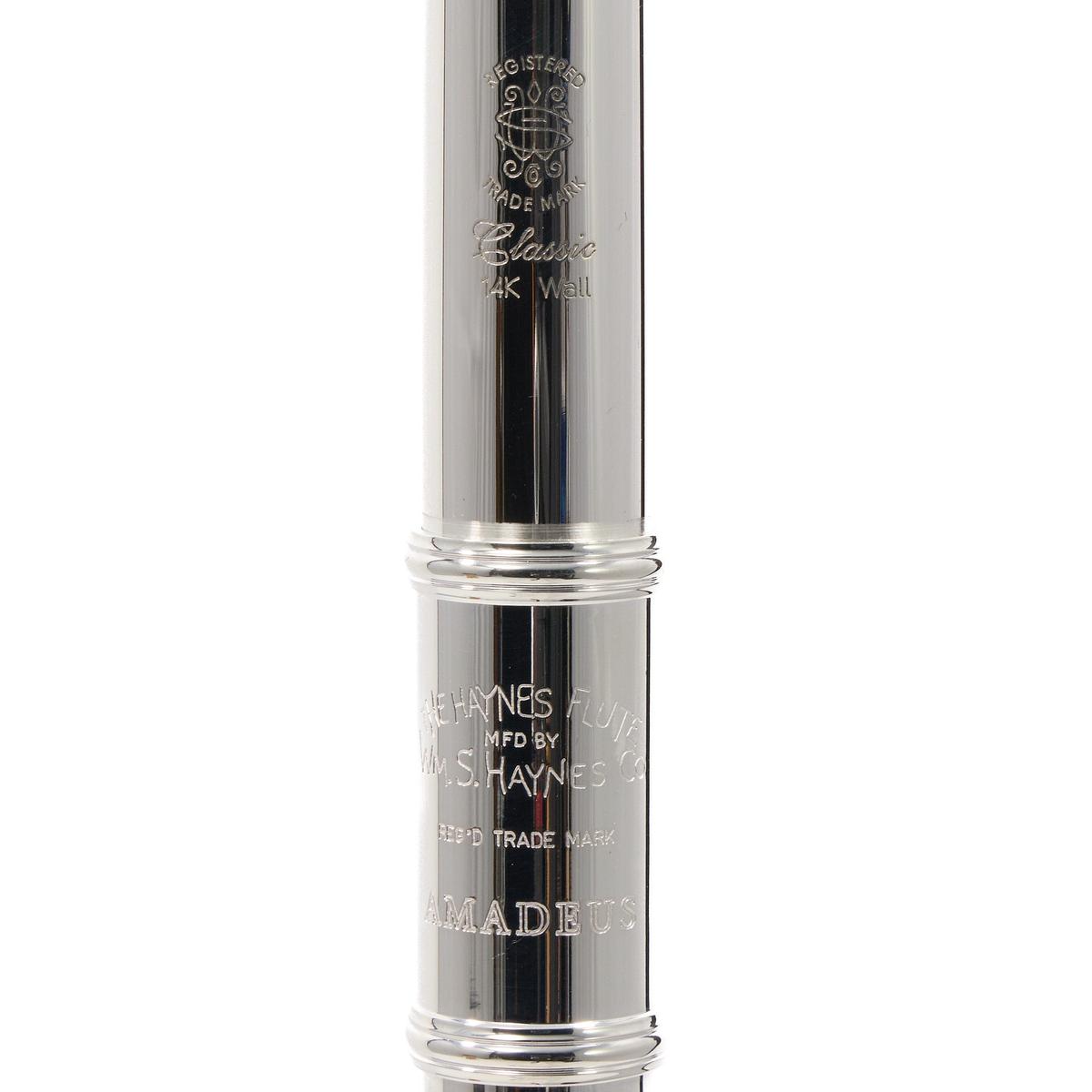 William S. Haynes Model AF680-BO C# 'Amadeus' Flute - Classic Headjoint, 14K Riser