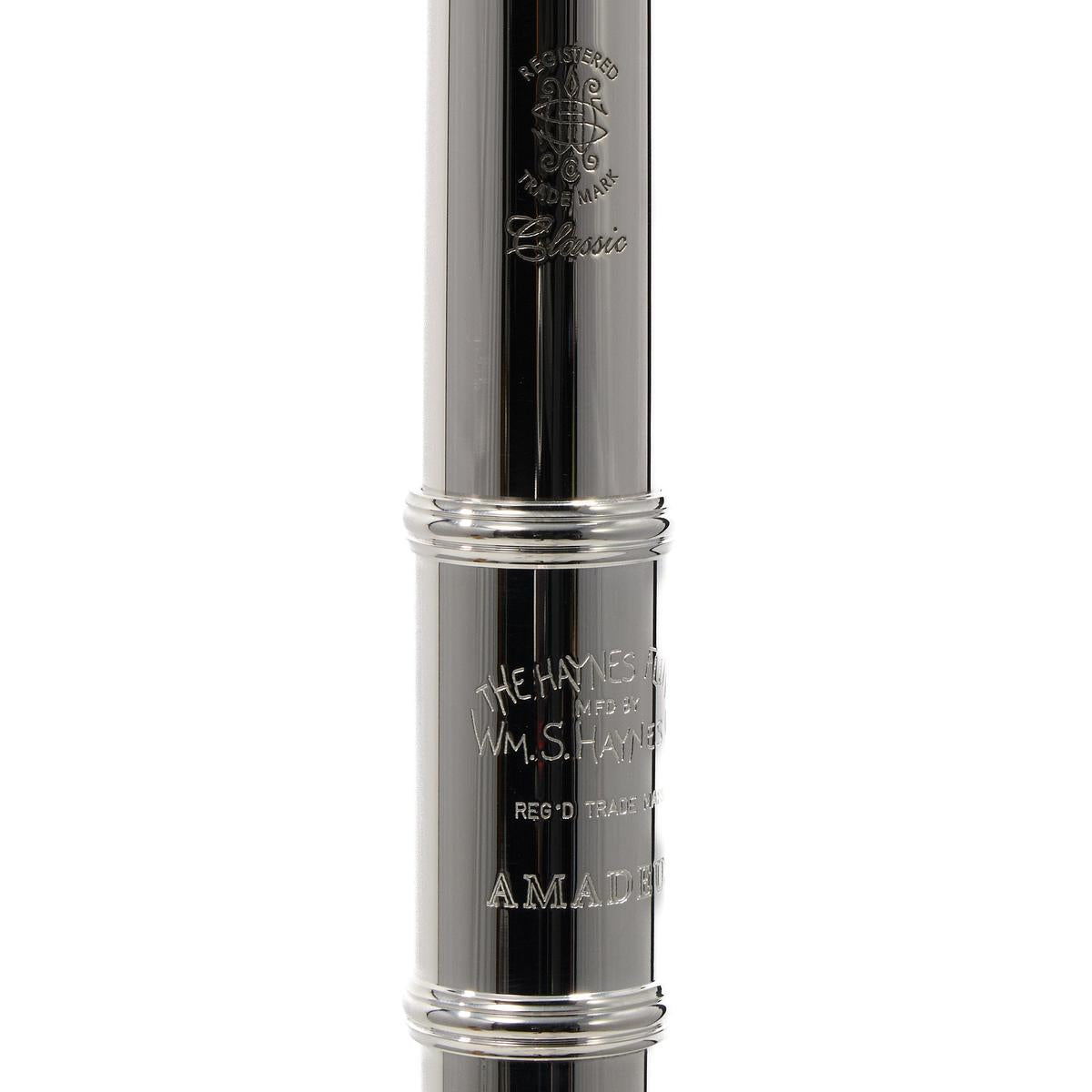 William S. Haynes Model AF780-BO C# 'Amadeus' Solid Silver Flute