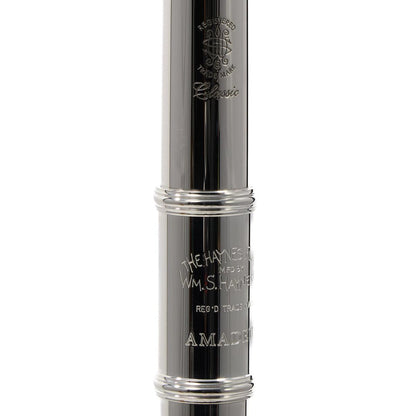 William S. Haynes Model AF780-BO C# 'Amadeus' Solid Silver Flute