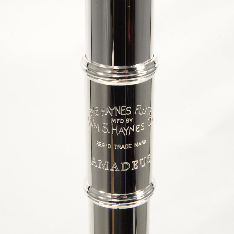 William S. Haynes Model AF780SE-BO 'Amadeus' Silver Flute SN B2304609 OPEN BOX- for sale at BrassAndWinds.com
